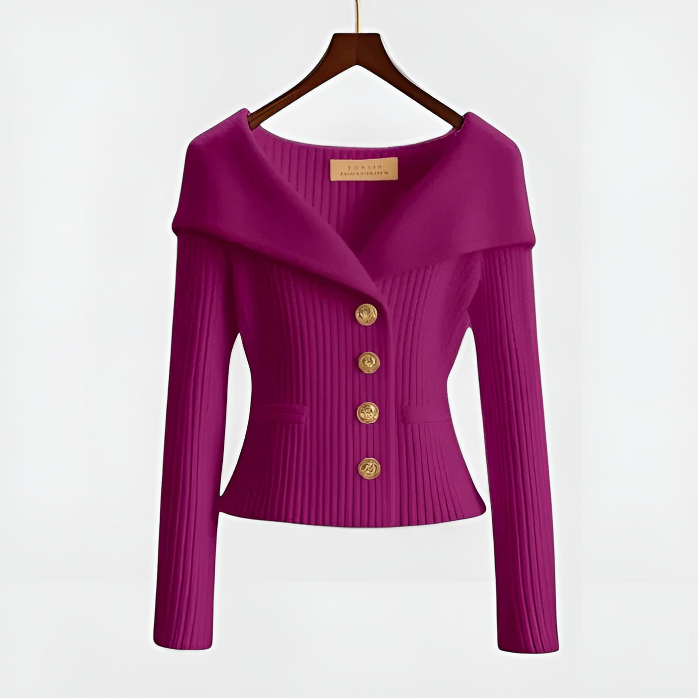 Katrine™ | Elegant strikcardigan