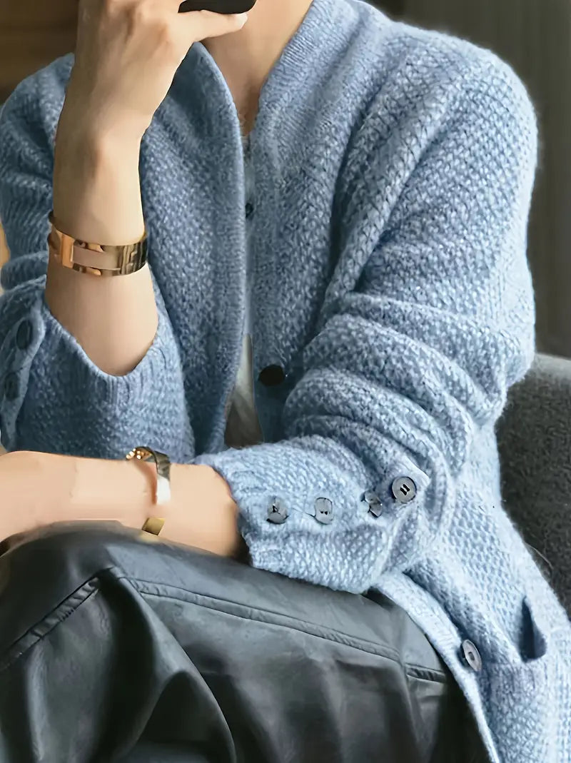 Claire™ | Elegant Cardigan med kasjmirmix
