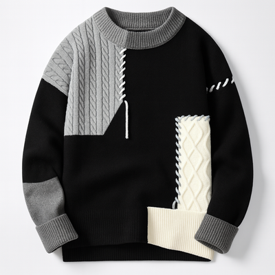 FRESH LABEL | Arty Patch Sweater