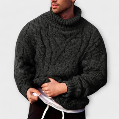 Lars | Vinter Strik Turtleneck Sweater