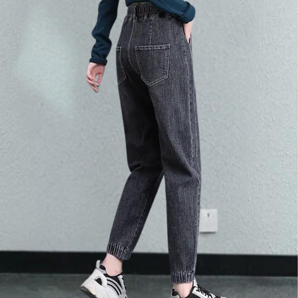 Louise | Stilfulde Denim Jogger Bukser