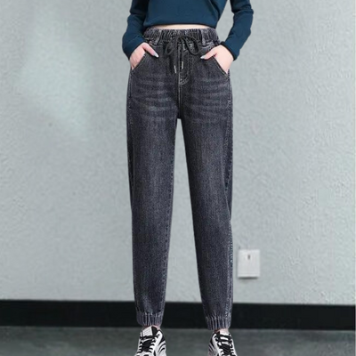 Louise | Stilfulde Denim Jogger Bukser