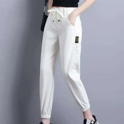 Louise | Stilfulde Denim Jogger Bukser