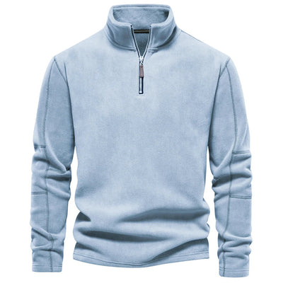 Henrik | Varm fleece krave sweatshirt