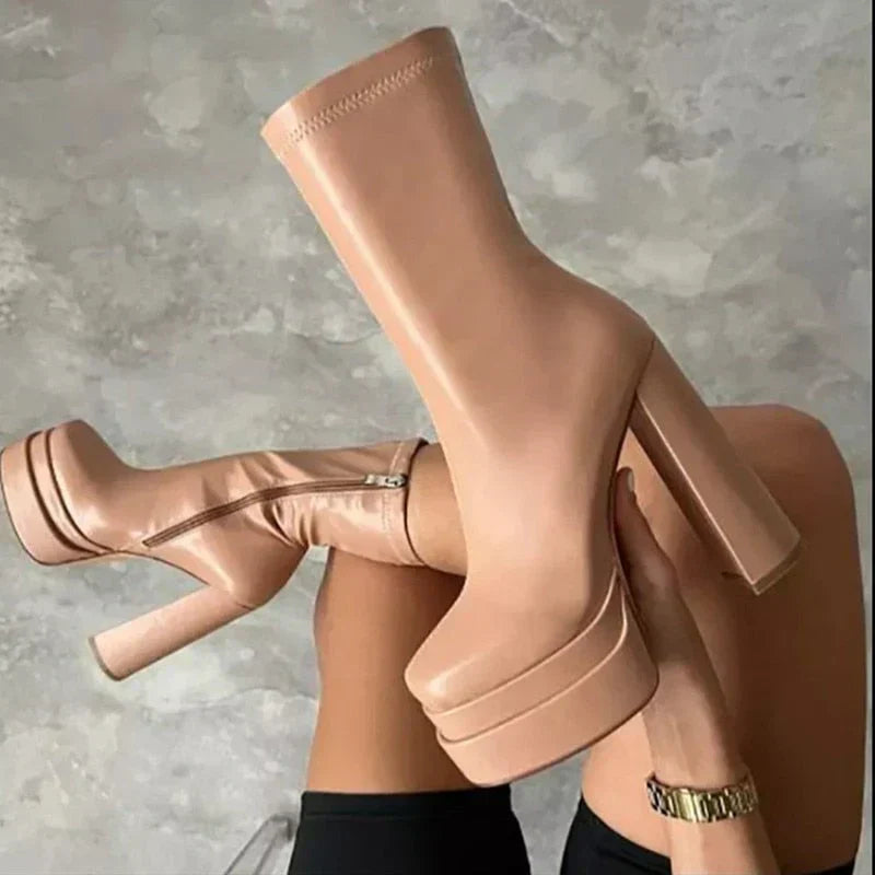 Nikoline | Stilfulde Høje Støvler