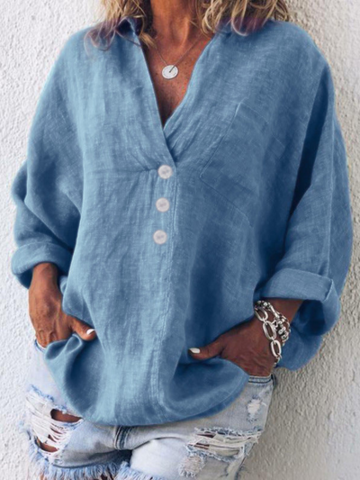 Freja – Luftig og behagelig top i og hør