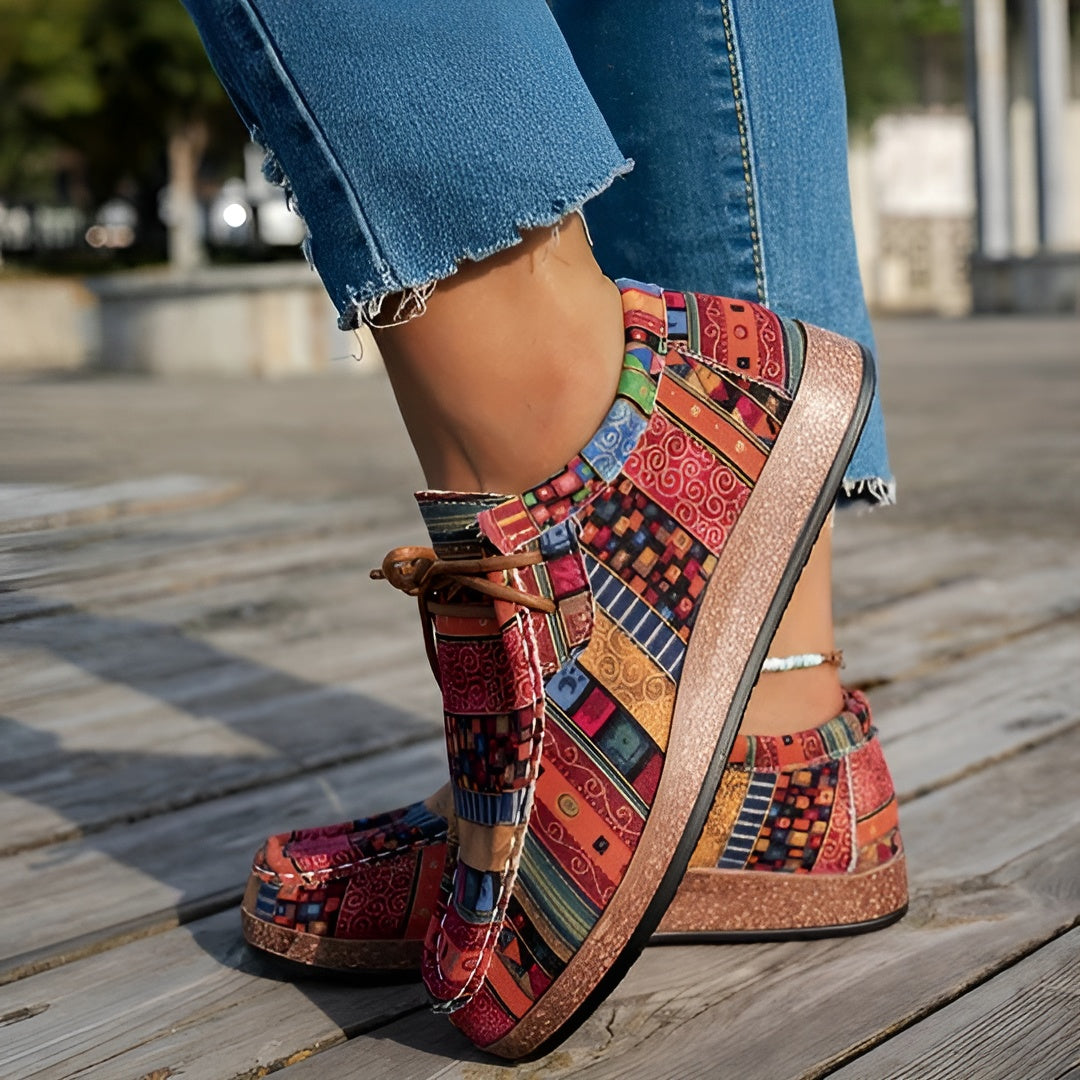 Jacinta™ – Komfortable boho-sneakers