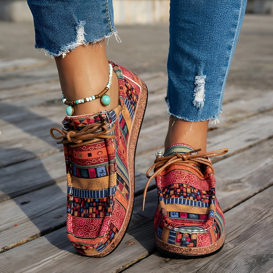 Jacinta™ – Komfortable boho-sneakers