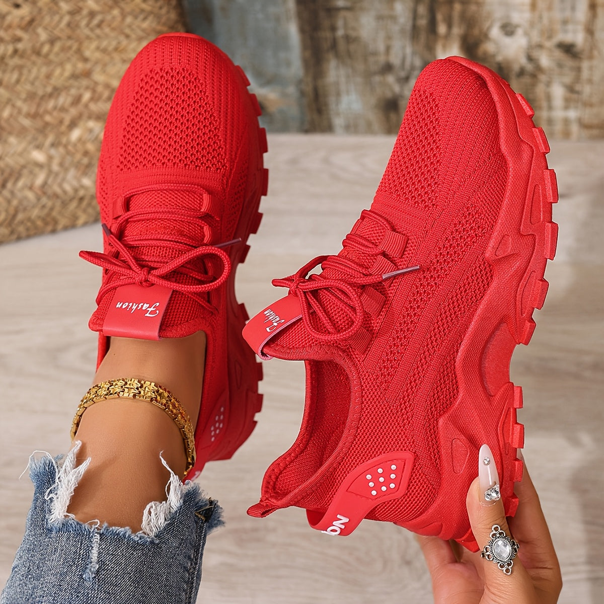 Monica™ | Letvægts mesh-sneakers