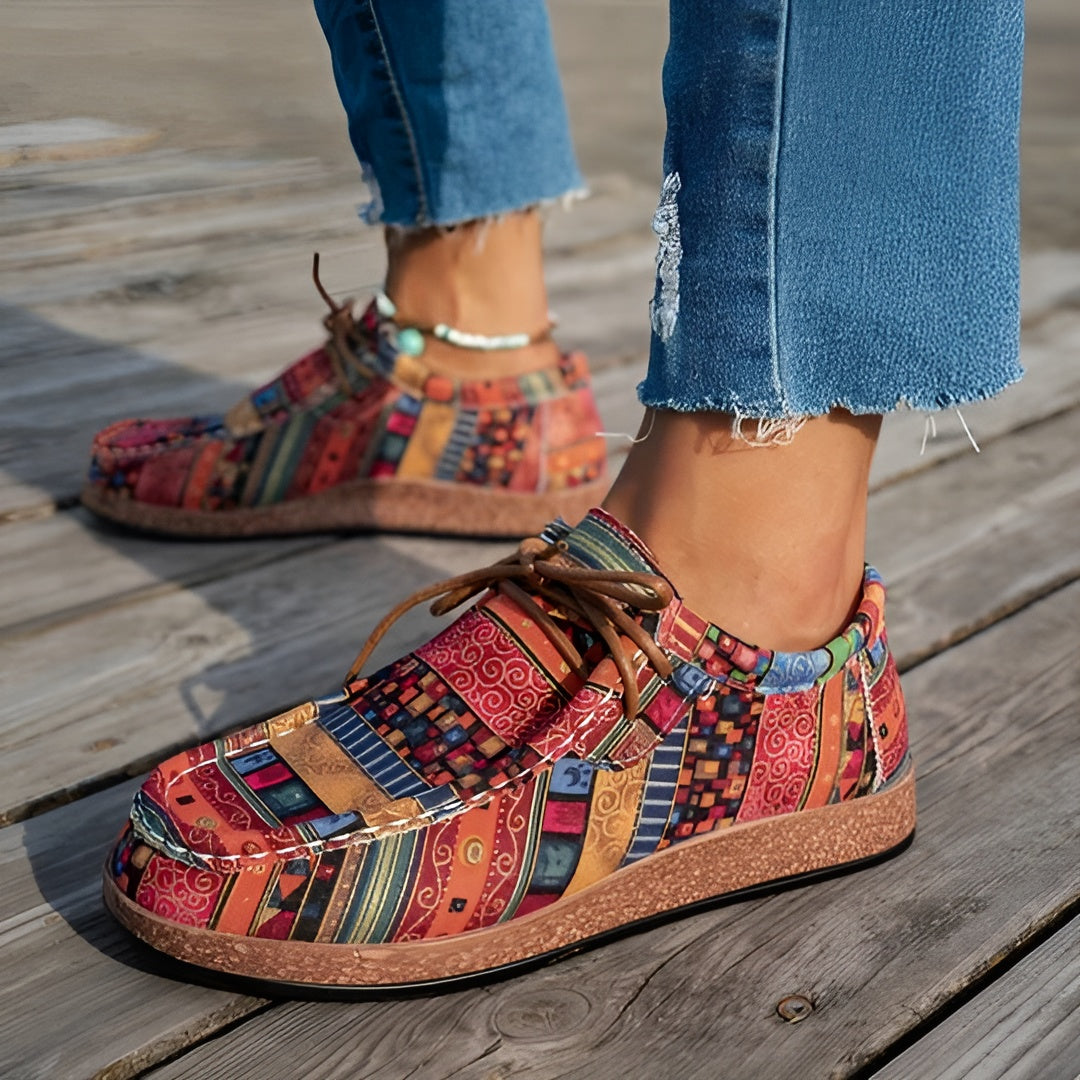 Jacinta™ – Komfortable boho-sneakers
