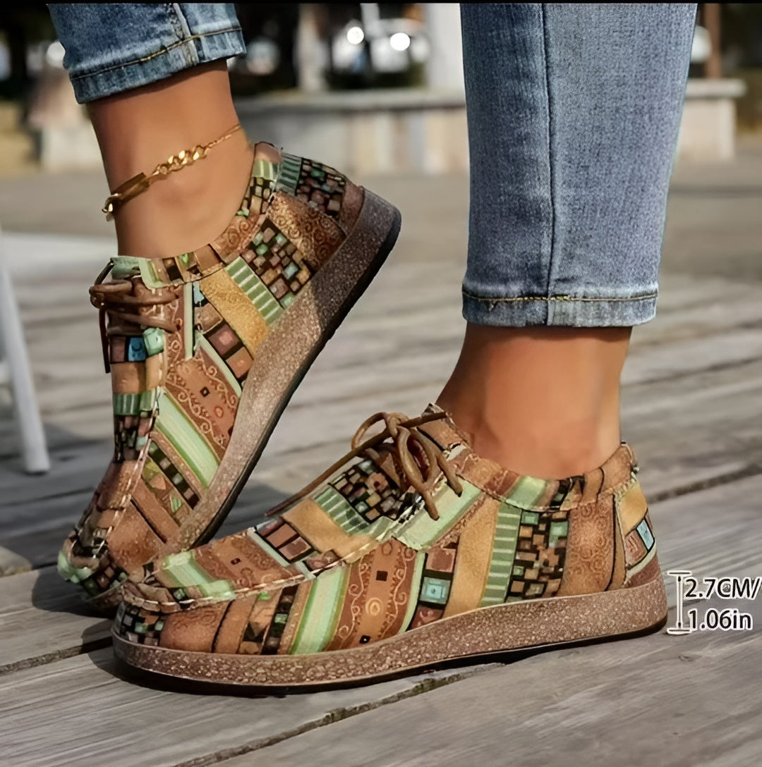 Jacinta™ – Komfortable boho-sneakers