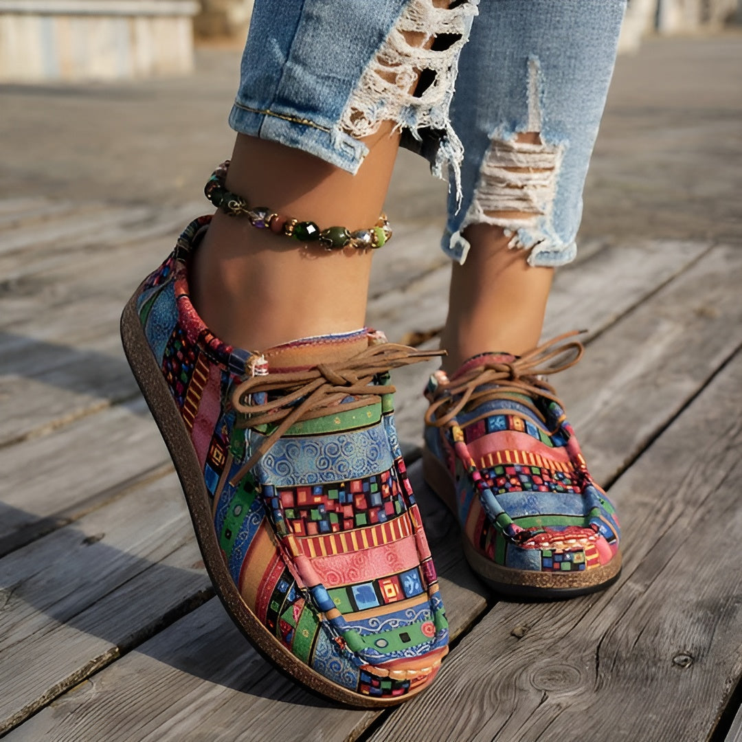 Jacinta™ – Komfortable boho-sneakers