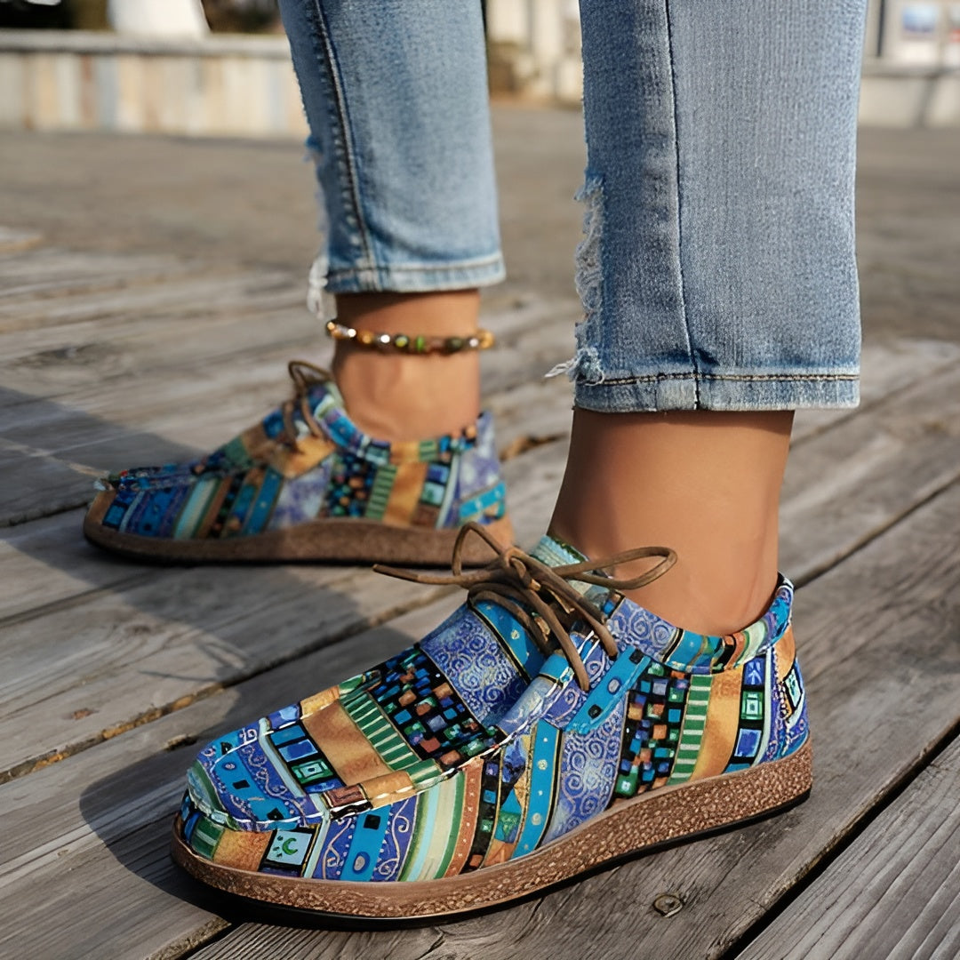 Jacinta™ – Komfortable boho-sneakers