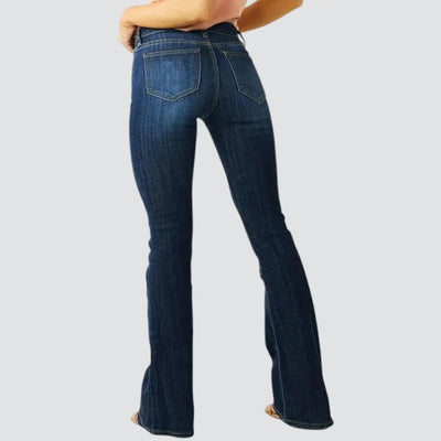 Janina | Stilfulde Højtaljede Flare Bukser